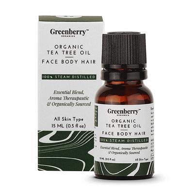 Greenberry Organics Organic Tea Tree Oil 15 ml - Hair Oils