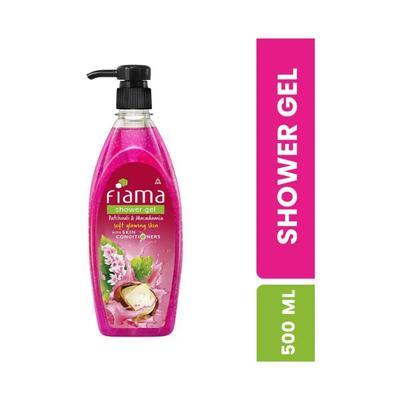 Fiama Shower Gel Patchouli & Macadamia, Body Wash With Skin Conditioners 500 ml - Shower Gels & Body Wash