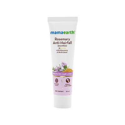 Mamaearth Rosemary Anti-Hair Fall Shampoo with Rosemary and Methi Dana for Reducing Hair Loss and Breakage 20 ml - Shampoos
