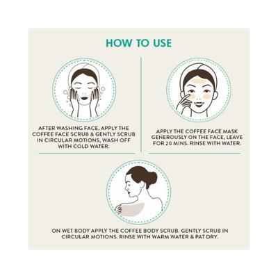 mCaffeine Coffee De-Tan Kit - Remove Tan & Dead Skin 300 gm - Scrubs & Exfoliants