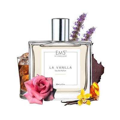 EM5 La-Vanilla Perfume for Women - Eau De Parfum Spray, Vanilla Warm Spicy 50 ml - Women Perfumes (Edt/Edp)