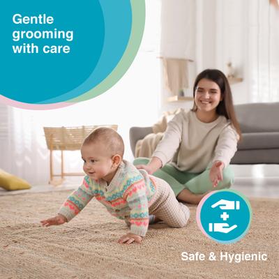 Vega Baby & Mom Nail Scissors, Clipper, Filer Set & BPA Free 1's - Baby Grooming