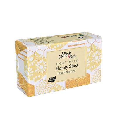 Mirah Belle Organic Goat Milk, Honey Shea Butter Skin Soap 125 gm - Shower Gels & Body Wash