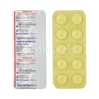 Martifur MR 100mg Tablet 10'S - Bacterial Infections-OAB