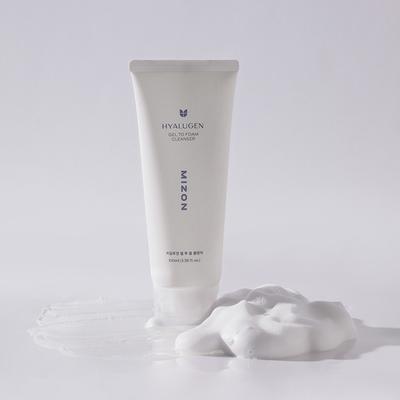Mizon Hyalugen Gel To Foam Cleanser 100ml - Scrubs & Exfoliants