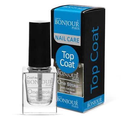 Bonjour Paris Nail Polish Top Coat Tranparent 9.5 ml - Nail Polish