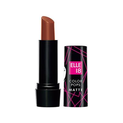 Elle 18 Color Pop Matte Lip Color, B6, Toasted Mocha 4.3 gm - Lipsticks
