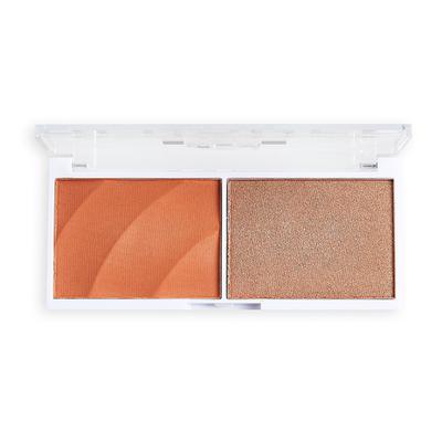 Makeup Revolution Colour Play Blushed Duo Queen 5.8 gm - Blushes