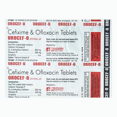 OROCEF O Tablet 10's - Bacterial Infections-Cep