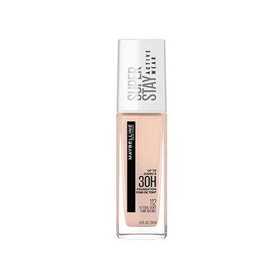 Maybelline New York Super Stay 24H Full coverage Foundation, Natural Ivory 112 30 ml - Foundation