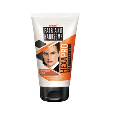 Fair And Handsome Hexapro Professional Deep Action Scrub 100 gm - Scrubs & Exfoliants