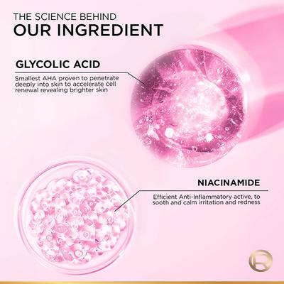 L'Oreal Paris Innovation Glycolic Bright Glowing Daily Foaming Cleanser 50 ml - Face Wash & Cleansers