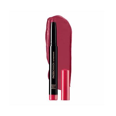 Faces Canada Ultime Pro HD Intense Matte Lips + Primer - Bold Wine 11, 9HR Long Stay 1.4 gm - Lip Crayons