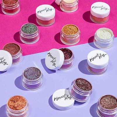 Pigment Play Iridescent Loose Pigment Powder - Pink Gold 2 gm - Loose Powder