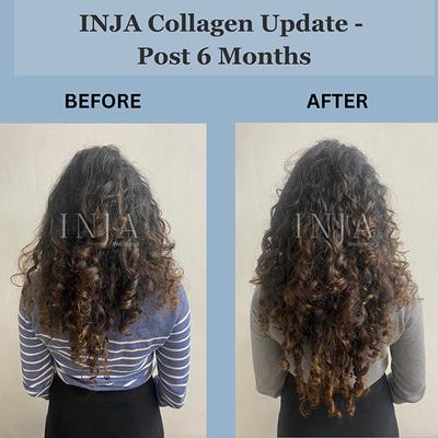 Inja Wellness Beauty Collagen For Skin, Hair & Nails, with Vit C, Glutathione,Biotin & More -Lychee Flavour 125 gm - Hair & Skin