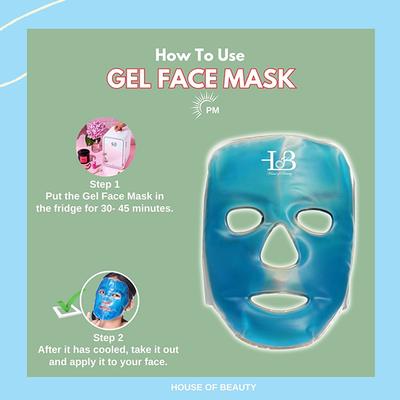 House Of Beauty Gel Face Mask Cold + Hot 1's - Face Mask