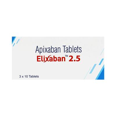 ELIXABAN 2.5 Tablet 10's - Blood Clot-Ant