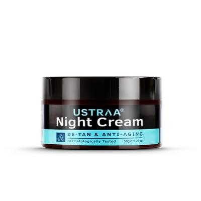 Ustraa Night Cream - De-Tan & Anti-Aging 50 gm - Face Creams