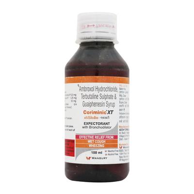 Coriminic XT Expectorant 100ml - Cough And Cold-Cou
