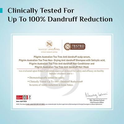 Pilgrim Australian Tea Tree & Salicylic Acid Non-Drying Anti-Dandruff Shampoo 650 ml - Shampoos