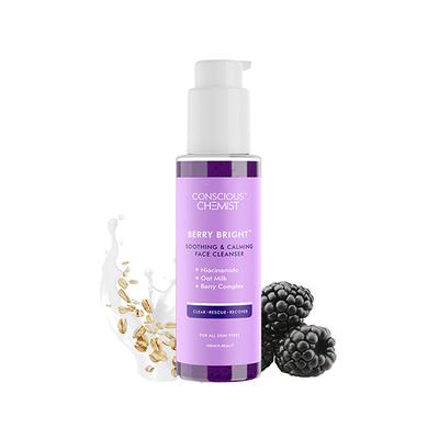Conscious Chemist Niacinamide, Berry 100ml - Face Wash & Cleansers