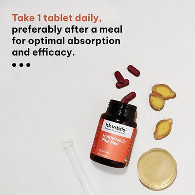 HealtHKart HK Vitals Multivitamin Plus Men (Tablets) 60's - Multi-Vitamins