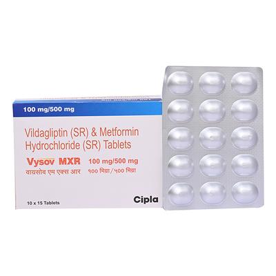 VYSOV MXR 100/500mg Tablet 15's - Diabetes-Ant