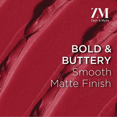 ZM Zayn & Myza Rich Matte Lipstick - Flame UP 4.2 gm - Lipsticks