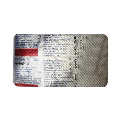 VORTIDIF 5 Tablet 10's - Depression-Ant