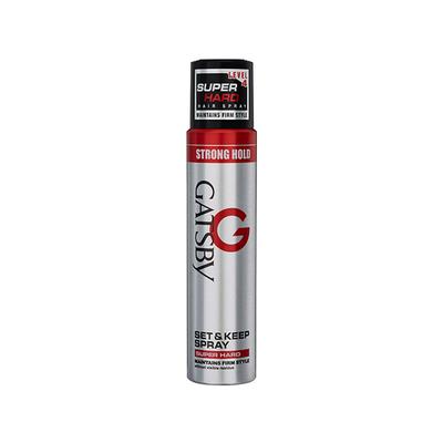 Gatsby Level 4 Super Hard Set & Keep Hair Spray 250 ml - Hair Sprays & Mists