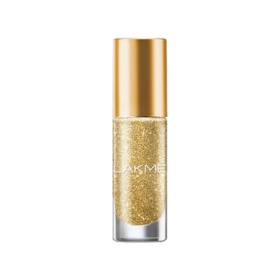 Lakme Glitterati Nail Golden Glow 6 ml - Nail Polish