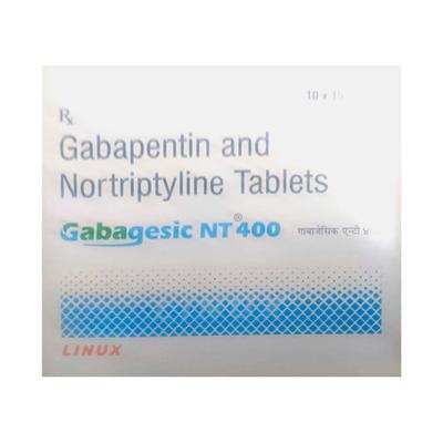 GABAGESIC NT 400 Tablet 15's - Neuropathic Pain-Dru