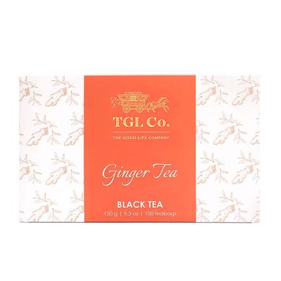 TGL Co. Black Tea Bag - Ginger 100's - Herbal/Green Teas