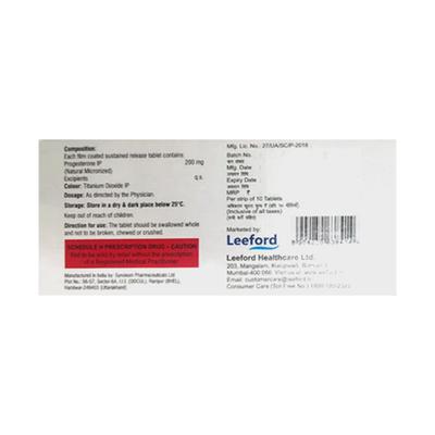 GESTOSERV 200 SR Tablet 10's - Hormonal Therapy-Oes