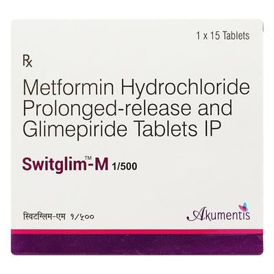 Switglim M 1/500mg Tablet 15'S - Diabetes-Ant