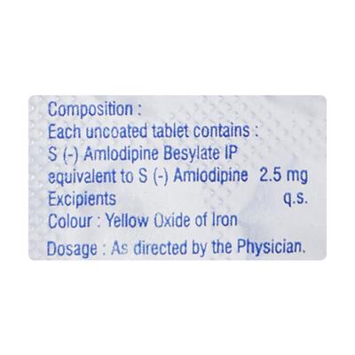 Eslo 2.5mg Tablet 15'S - Hypertension-Cal