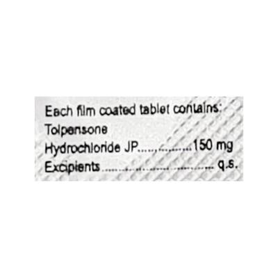 Tolkem 150mg Tablet 10'S - Muscle Cramps/Spasticity-Mus