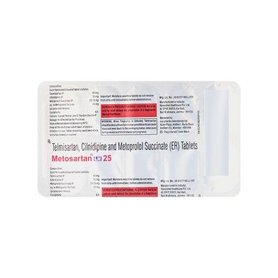 METOSARTAN LN 25 Tablet 10's - Hypertension-Ang