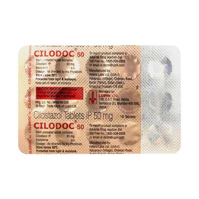 CILODAC 50 Tablet 15's - Intermittent Claudication-Per