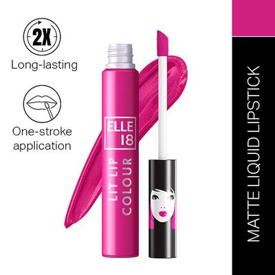 Elle 18 Liquid Lip Color, Pink Pout 5.6 ml - Liquid Lipsticks