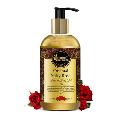 Oriental Botanics Bath & Body Oil - Oriental Spicy Rose 200 ml - Massage Oils
