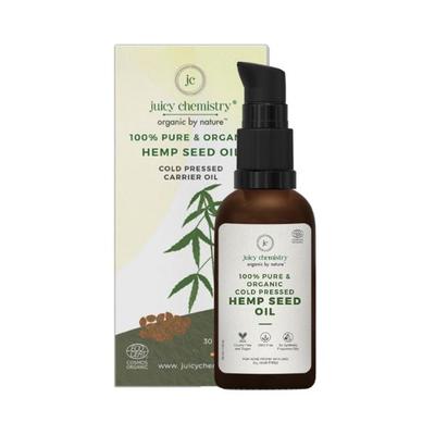 Juicy Chemistry Hemp Seed Cold Pressed Carrier Oil 30ml - Carrier Oils