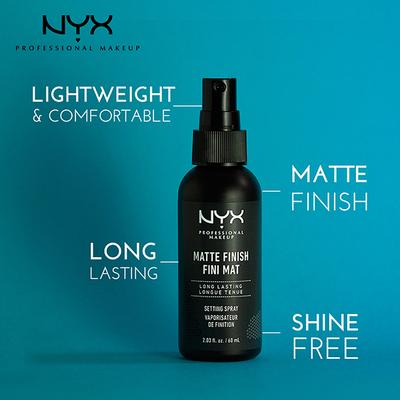 NYX Professional Makeup Long Lasting Makeup Setting Spray Matte Finish 60 ml - Setting Spray