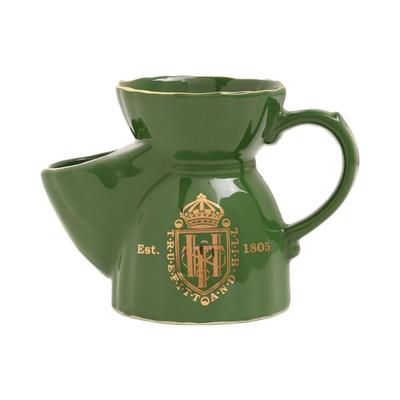 Truefitt and Hill Handcrafted Green Shaving Mug Signature Product of Truefitt and Hill Essential Grooming Collection For Men 1's - Pre & Post Shaves