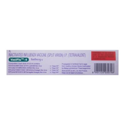 VAXIFLU 4 STRAINS 2025-2026 Prefilled Syringe(Pfs) 0.5ml - Vaccines