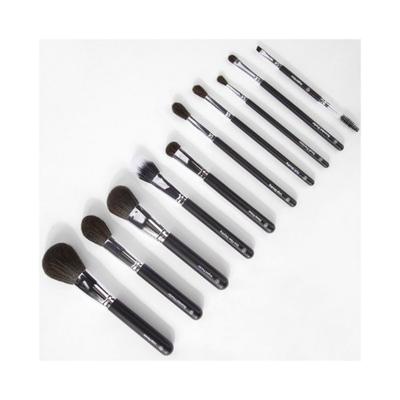 bh cosmetics Ultimate Essentials 10 Piece Face and Eye Brush Set with Bag 1's - Lens Solution & Accessories