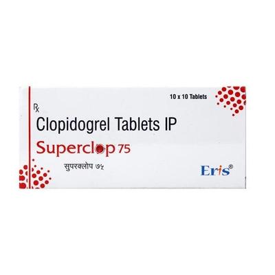 Superclop 75mg Tablet 10'S - Blood Clot-Ant