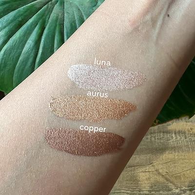 Ruby's Organics Quick Set Liquid Eyeshadow Moon Metal Minis Set 3ml each 3's - Eyeshadow, Bases & Primers