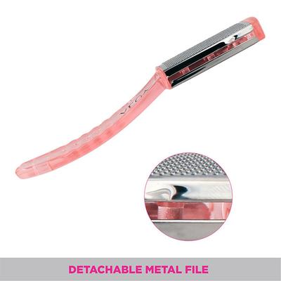 Vega Dual-Sided Pedicure Foot File For Dead Skin & Cracked Heels Removal For Men & Women (Pd-03) - Manicure & Pedicure Kits