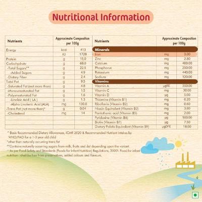 Nestle CERELAC 5 Grains & Fruits Baby Food Cereal No Preservatives (18 to 24 Months Baby) 300 g - Baby And Infant Supplements